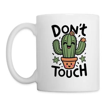Don't touch - Mug - white - Left