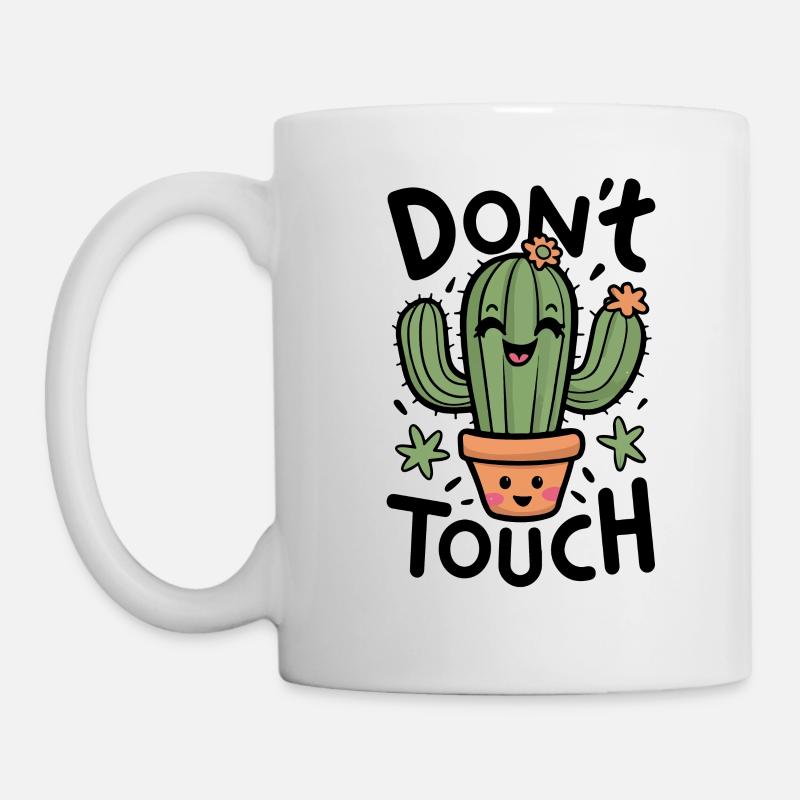 Nicht berühren - Tasse - Weiß