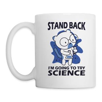 Résignation - J’essaie la science - Mug blanc - blanc - Gauche