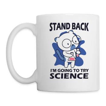 Résignation - J’essaie la science - Mug blanc - blanc - Gauche