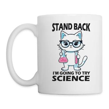 Résignation - J’essaie la science - Mug blanc - blanc - Gauche