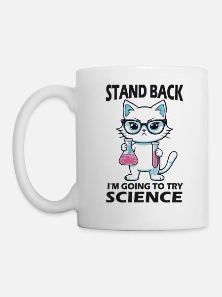 Résignation - J’essaie la science - Mug blanc - blanc