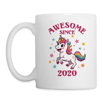 Awesome Since 2020 - Kids Birthday Unicorn - Mug - white - Left