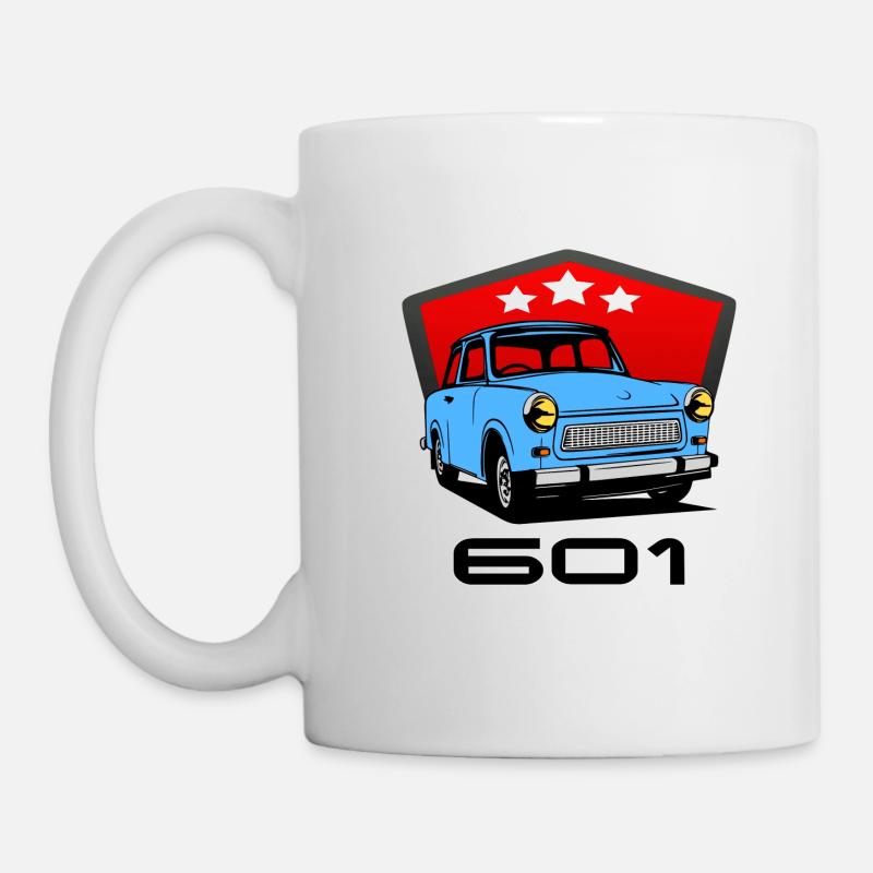 Trabi Trabant 601 DDR Ostalgie - Tasse - Weiß