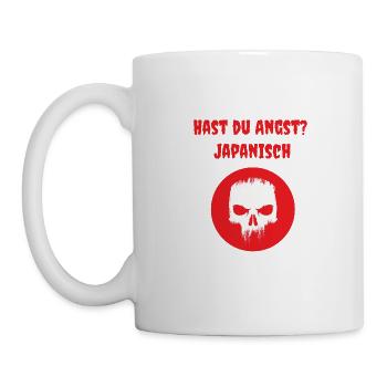 Angst? JAPANISCH - Tasse - Weiß - Links