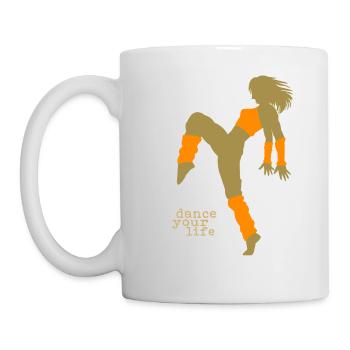 danse ta vie - Mug blanc - blanc - Gauche