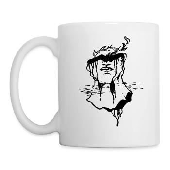 tête - Mug blanc - blanc - Gauche