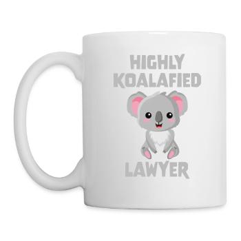 Highly Koalafied Lawyer - Mug - white - Left