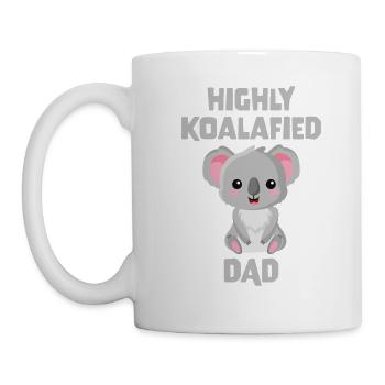 Highly Koalafied Dad - Mug - white - Left