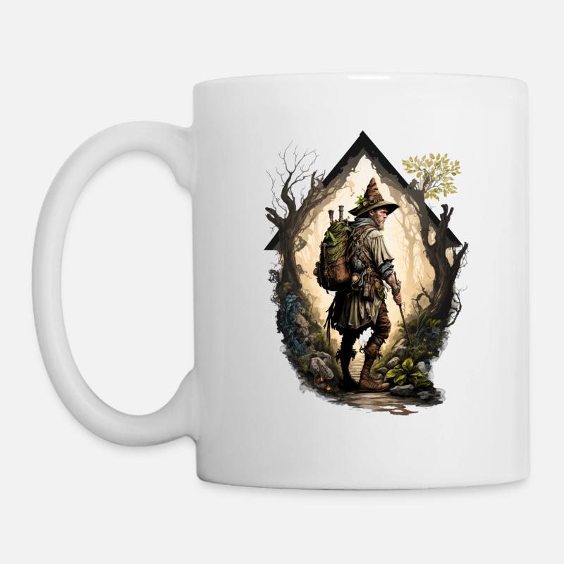 Aventurier sur la route - Mug blanc - blanc