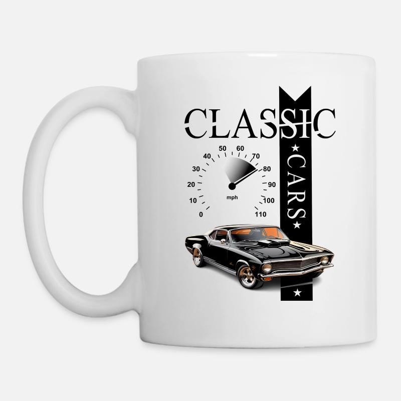 Classic Car - Tasse - Weiß