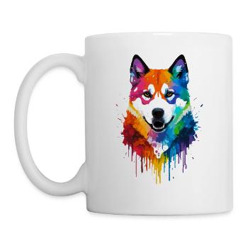 Akita - Mug blanc - blanc - Gauche