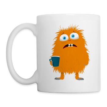 Fuzzle dit quoi ? - Mug blanc - blanc - Gauche