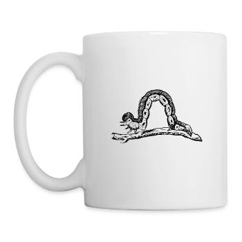 Caterpillar vintage - Mug - white - Left