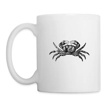 Cancer Crab Vintage - Mug - white - Left