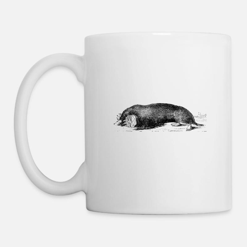Maulwurf - Tasse - Weiß