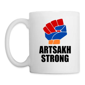 Artsakh strong - Tasse - Weiß - Links