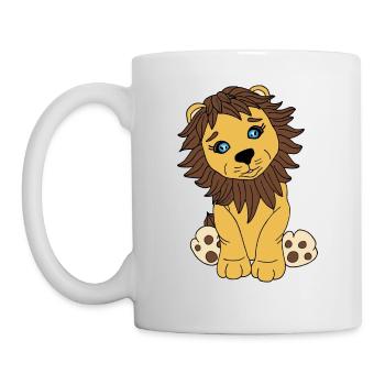Zuckersüßer Löwe - Tasse - Weiß - Links