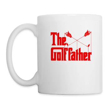 Le produit Golf Father Funny Golfer Cadeau pour papa - Mug blanc - blanc - Gauche