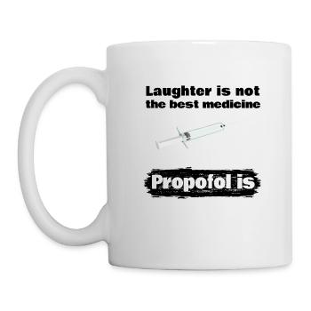Funny Anaesthesia Anaesthesiologist Pain killer - Mug - white - Left