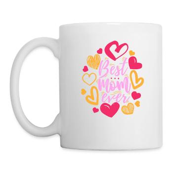 Best Mama Ever design Cute Gift for Moms and - Mug - white - Left