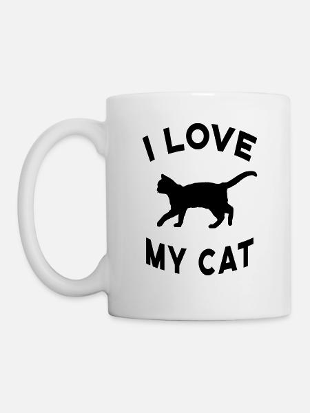 Chat Chats Chat Ami Chat Dame ChatOn - Mug blanc - blanc