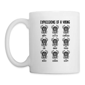 Viking Emotions Iceland Iceland Norway - Mug - white - Left