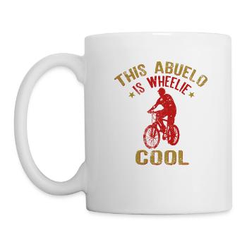 This Abuelo is Wheelie Cool Funny Quote for - Mug - white - Left