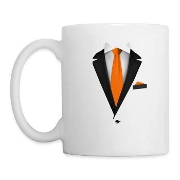 Tuxedo with a Tie For Weddings And Special - Mug - white - Left
