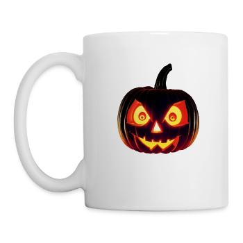 Hallowen Spooky Pumpkin Design Cadeau pour les Reliques - Mug blanc - blanc - Gauche
