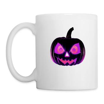 Hallowen Spooky Pumpkin Design Gift for Hallows - Mug - white - Left