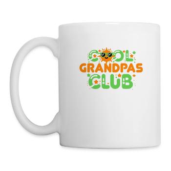 Cool Grandpas Club Design Perfect Gift for Proud - Mug - white - Left