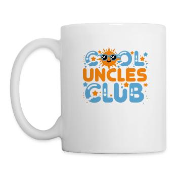 Cool Uncles Club T-shirt cadeau parfait pour votre - Mug blanc - blanc - Gauche