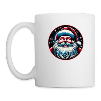 Weihnachtsmann Design Lustiges Geschenk für Weihnachtsliebhaber - Tasse - Weiß - Links