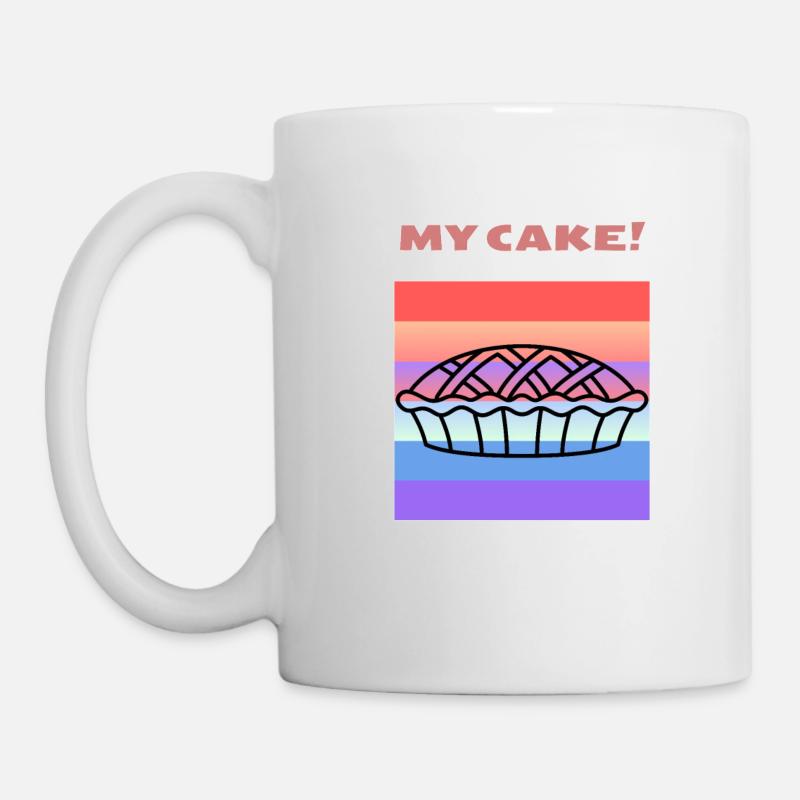 my cake cake - Mug - white