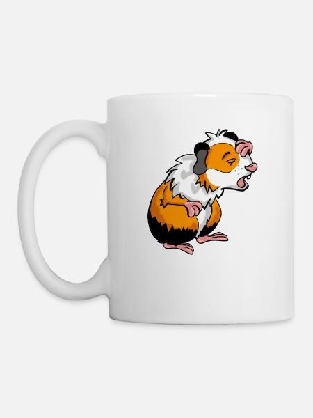 Meerschwein Meerschweinchen comic - Tasse - Weiß