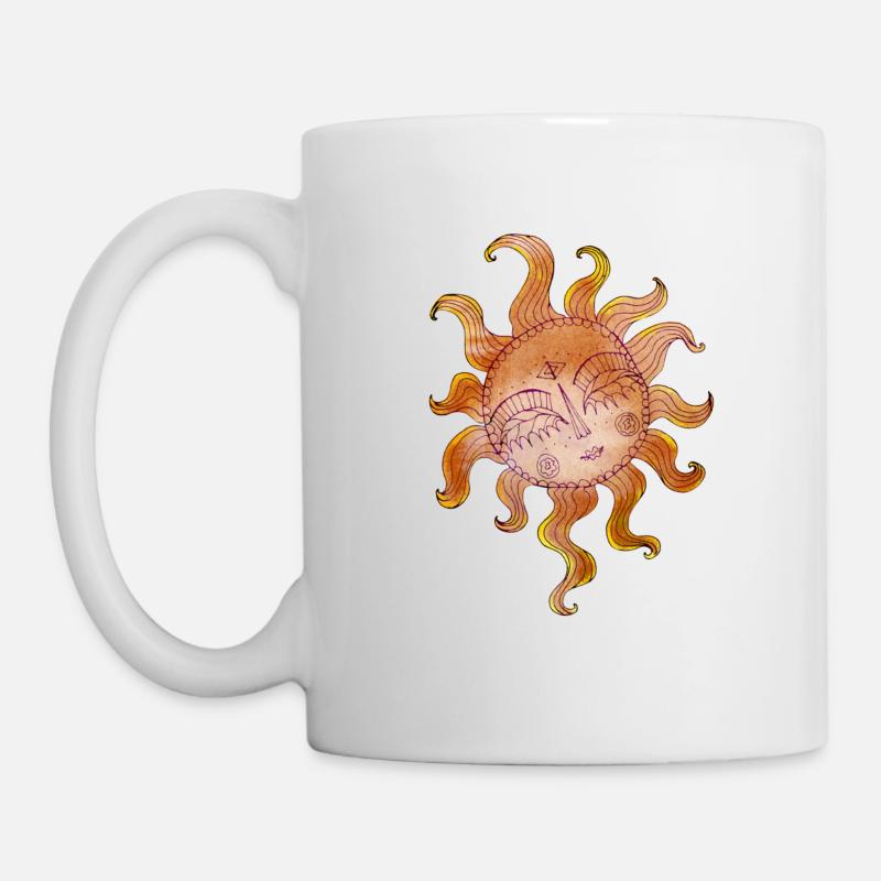 Sonne - Tasse - Weiß