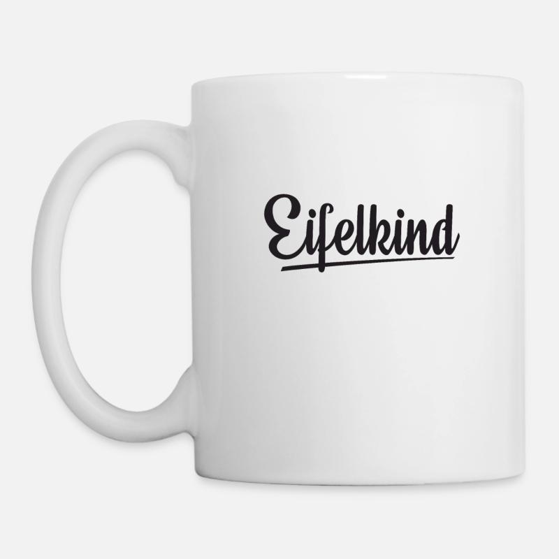 Eifelkind Eifel Liebe Heimat Shirt Design - Tasse - Weiß