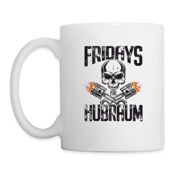 Fridays For Hubraum - Tasse - Weiß - Links