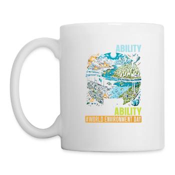 Jour de la Terre, Environnementalistes, Journée mondiale de l’environnement - Mug blanc - blanc - Gauche
