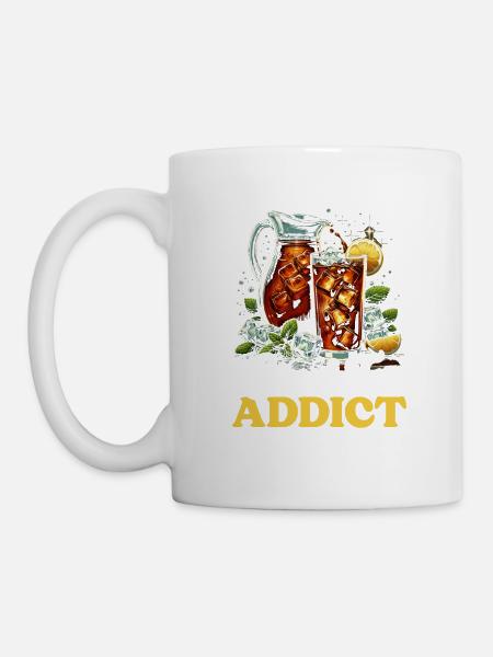 Süße Teetrinkerin Tee - Tasse - Weiß