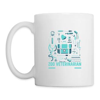 Zoo Veterinarian Veterinarian - Mug - white - Left