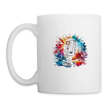 I Love Hip-hop Music Breakdance Rap Breakdance - Mug - white - Left