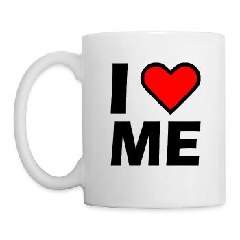 I love me - Tasse - Weiß - Links
