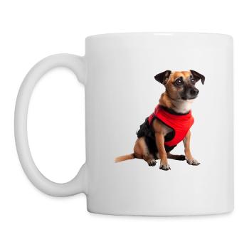 Blindenhunde sind ausgebildete Hunde - Tasse - Weiß - Links