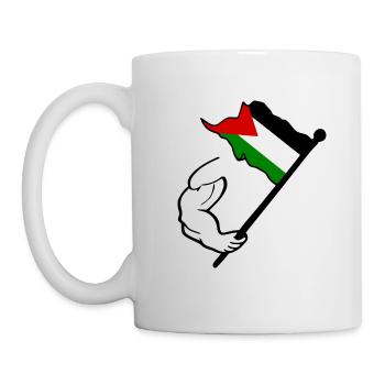 Free palestine - Mug blanc - blanc - Gauche