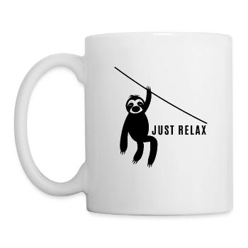 Paresseux - Sloth / Relax - Chillen - Mug blanc - blanc - Gauche