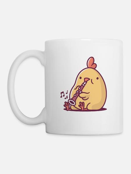 Clarinet Chicken - Mug - white