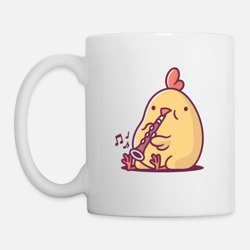 Clarinette Poulet - Mug blanc - blanc