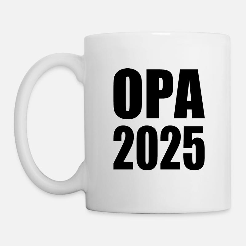 Opa 2025 - Tasse - Weiß